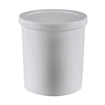 Банка 300 гр с герметичной крышкой (высокая) - белая