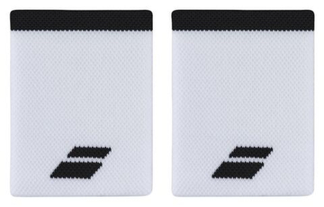Напульсник теннисный Babolat Logo Jumbo Wristband - белый