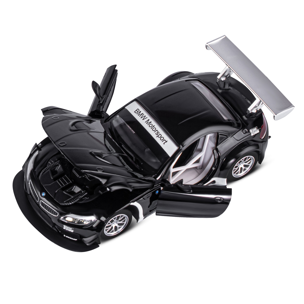 Модель 1:24 BMW Z4 GT3, черный, откр. двери, капот, свет, звук