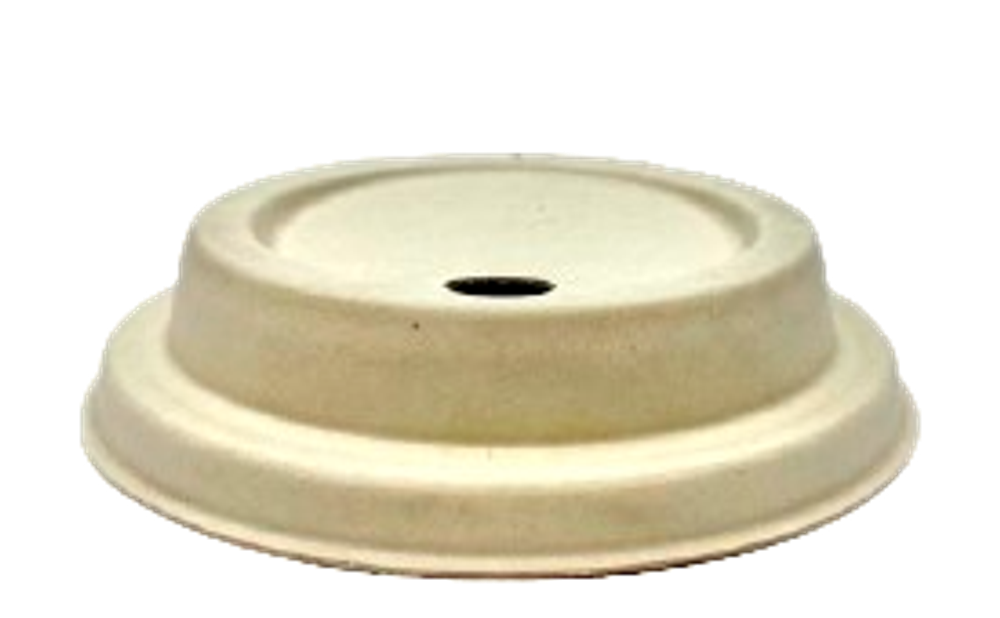 Крышка D-80 мм из сахарного тростника Крафт new (1000 шт/кор)