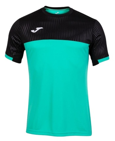 Мужская теннисная футболка Joma Montreal Short Sleeve T-Shirt M - green/black