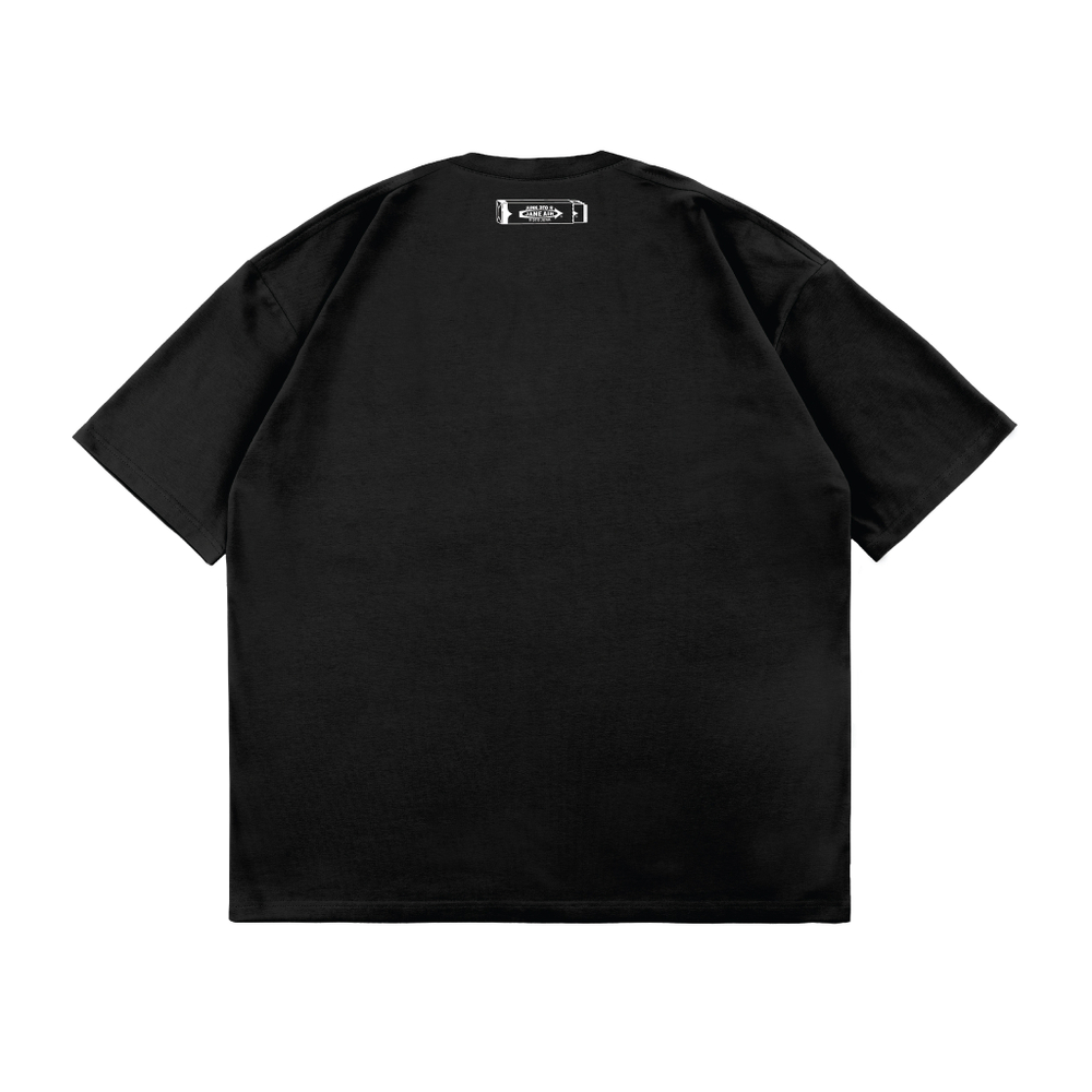 Футболка "Монк" OVERSIZE черная