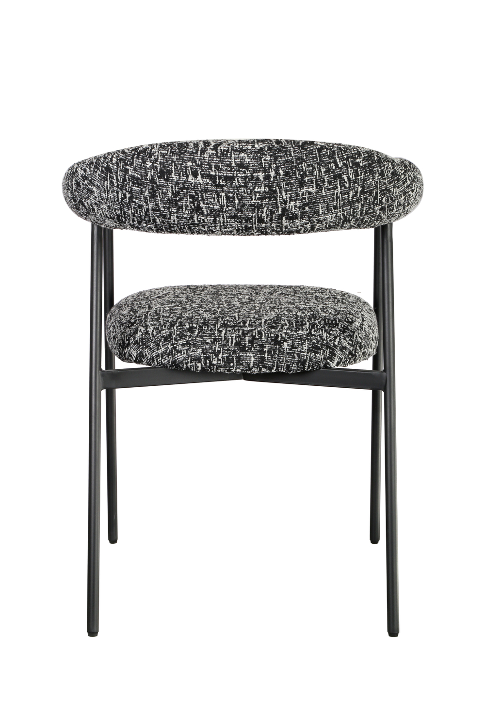 Стул обеденный Toko черно-белый