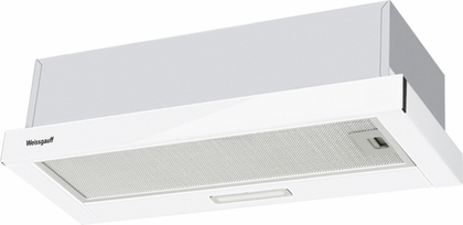Вытяжка Weissgauff TEL 06 1M WH белый упр. кулисные переключатели (1 мотор)