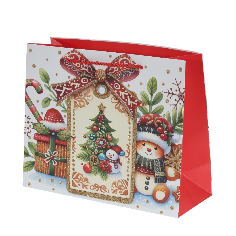 GAEM Пакет подарочный (бумага 210г/м2, блок 12шт), L18 W10 H23 см, 4в.