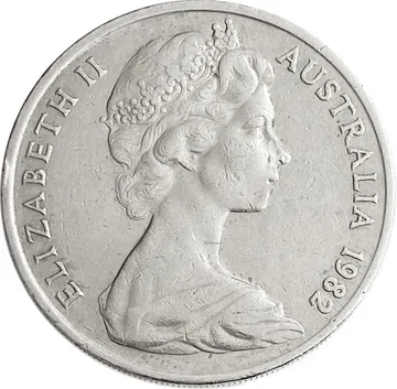 20 центов 1966-1984 Австралия