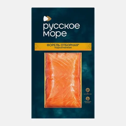 Форель Русское море филе-кусок подкопченный 200г