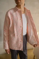 Купить Куртка Soeurs Розовая с Цветами/Pink with Flowers Jacket розовая Куртка Soeurs Розовая с Цветами/Pink with Flowers Jacket розовая