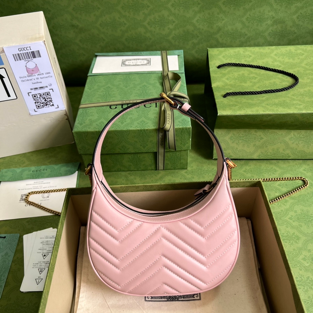 Gucci Marmont Half Moon Shaped Bag