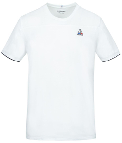 Теннисная футболка Le Coq Sportif TENNIS Tee SS No.1 M - new optical white
