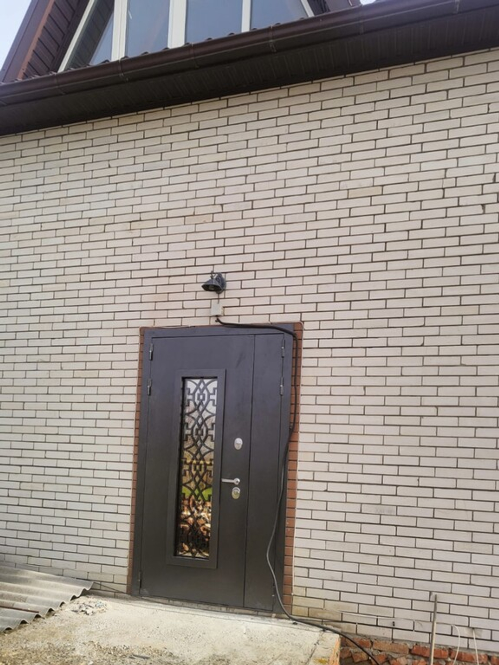 Дверь входная Камила серебро термо/двухстворчатая