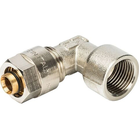 Обжимной угольник внутренняя резьба 90° PRANDELLI 20 х 3/4*