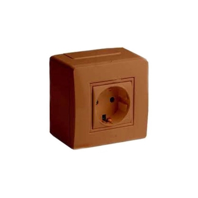 10482B силовая розетка в сборе с коробкой DKC