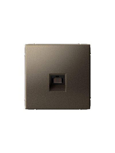 Розетка компьютерная ArtGallery RJ45 кат.6A механизм мокко SE GAL000686