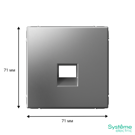 Накладка информационная ArtGallery типа Keystone сталь SE GAL000984