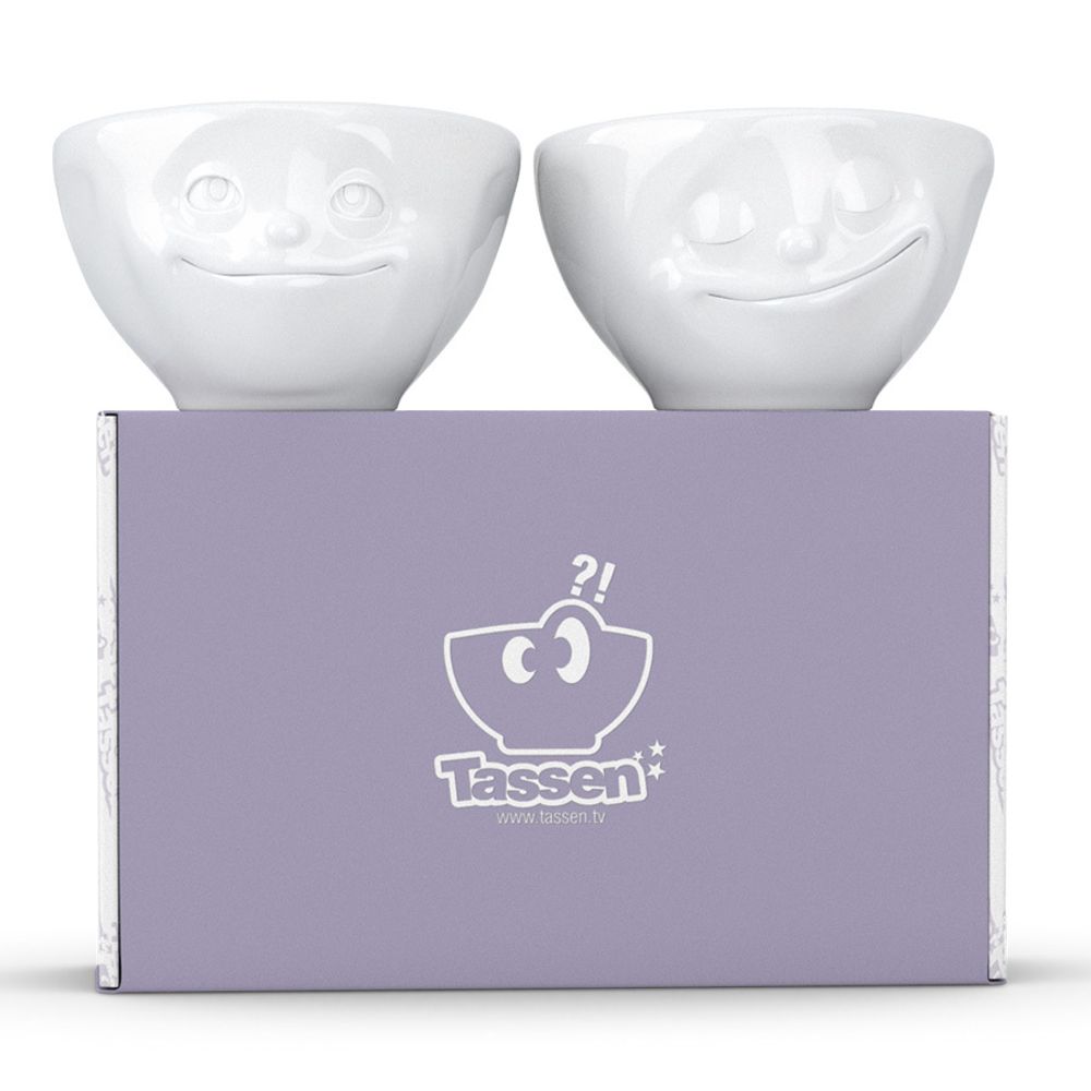 Набор чаш Dreamy & Happy, 100 мл, белый, 2 шт.