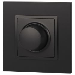 14-4101-05 ЭРА Светорегулятор поворотно-нажимной, 400ВА 230В, IP20, Эра Elegance, антрацит