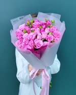 Кустовая пионовидная роза Леди Бомбастик,9 шт(00423)