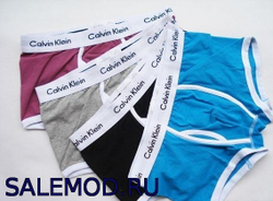 Набор из 7 трусов хипсов Calvin Klein разных цветов по супер цене! (Экономия 620 рублей!)