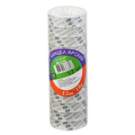 Клейкая лента тонкая канцелярская 12 мм (узкий), 18 м, 12 шт, скотч маленький прозрачный MC-Basir, односторонний