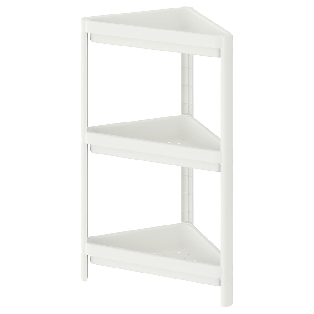 IKEA VESKEN  (ИКЕА ВЕСКЕН)  -  Угловой блок, белый, 33x33x71 см