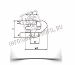 Уплотнитель для холодильного шкафа UBC group ICE STREAM DYNAMIC 1820*670 мм (016)