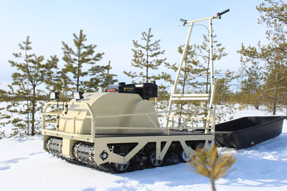 Мотобуксировщик POMOR X2 K-20 С реверс-редуктором