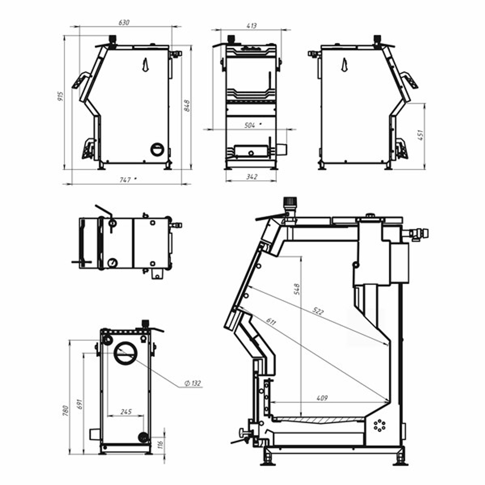 Твердотопливный котел Stoker PRO 16