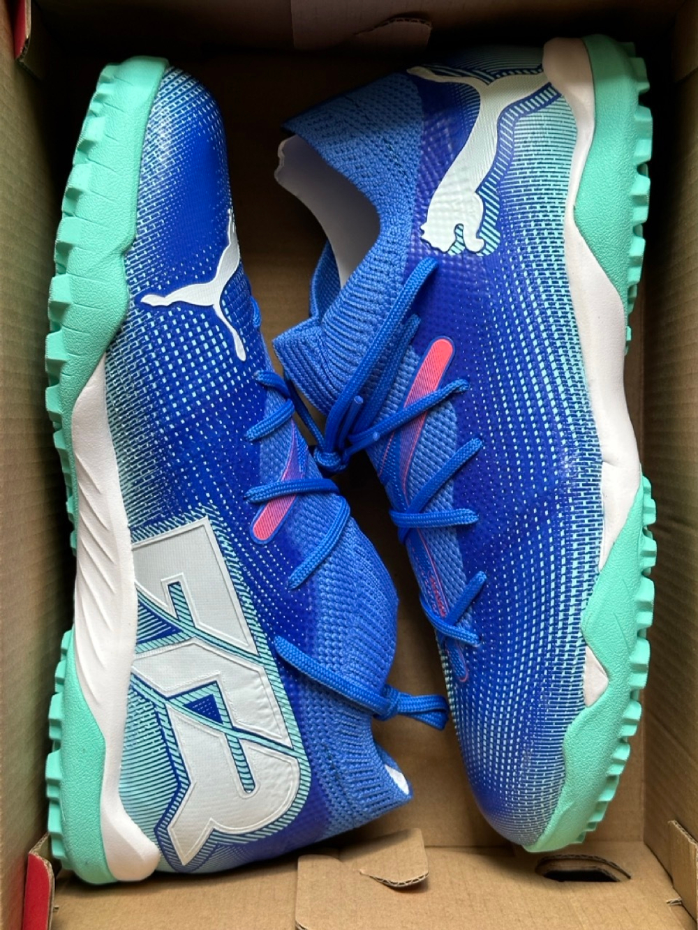 Сороконожки Puma Future 7 Match TF Junior - синий