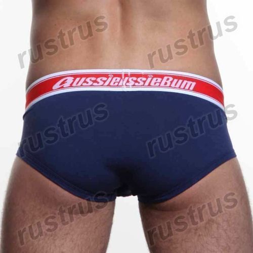 Мужские трусы брифы синие Aussiebum AB00131