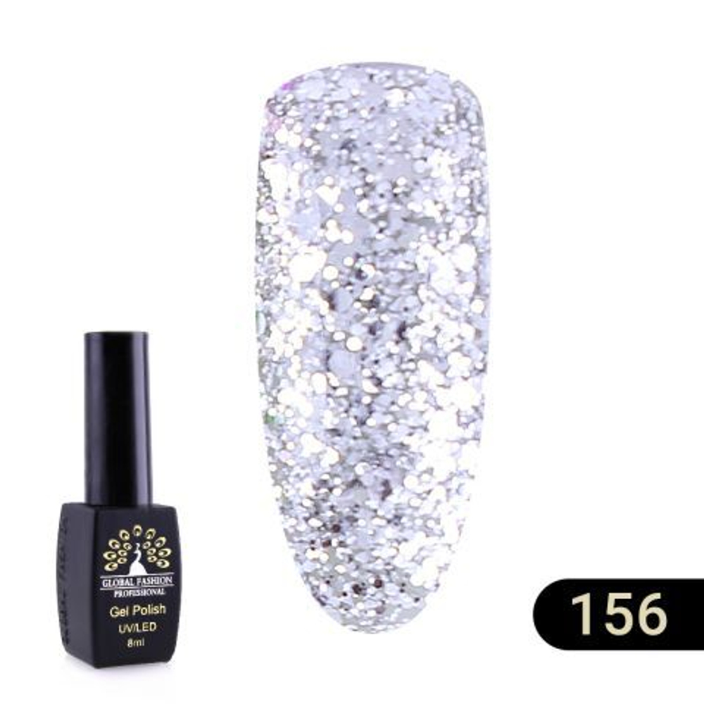 Гель лак BLACK ELITE 156, Global Fashion 8 мл
