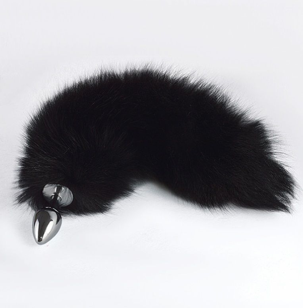 Анальная пробка Sitabella 8033 с хвостом, D 2,6 см, хвост 30 см