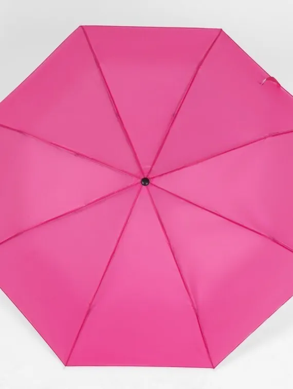 Зонт механический «Однотонный», 3 сложения, 8 спиц, R = 46 см, цвет МИКС