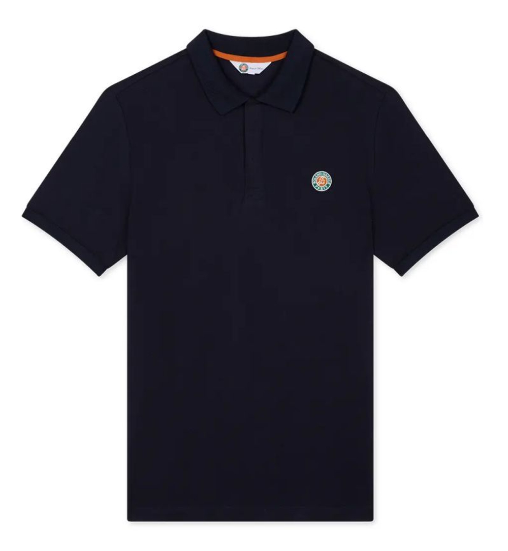 Теннисное поло Roland Garros Basic Islande - navy