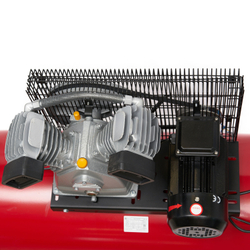 Компрессор ROSSVIK СБ4/С-200.LB30, 420 л/мин, 10 бар, ресивер 200 л, 380 В/2,2 кВт, красный