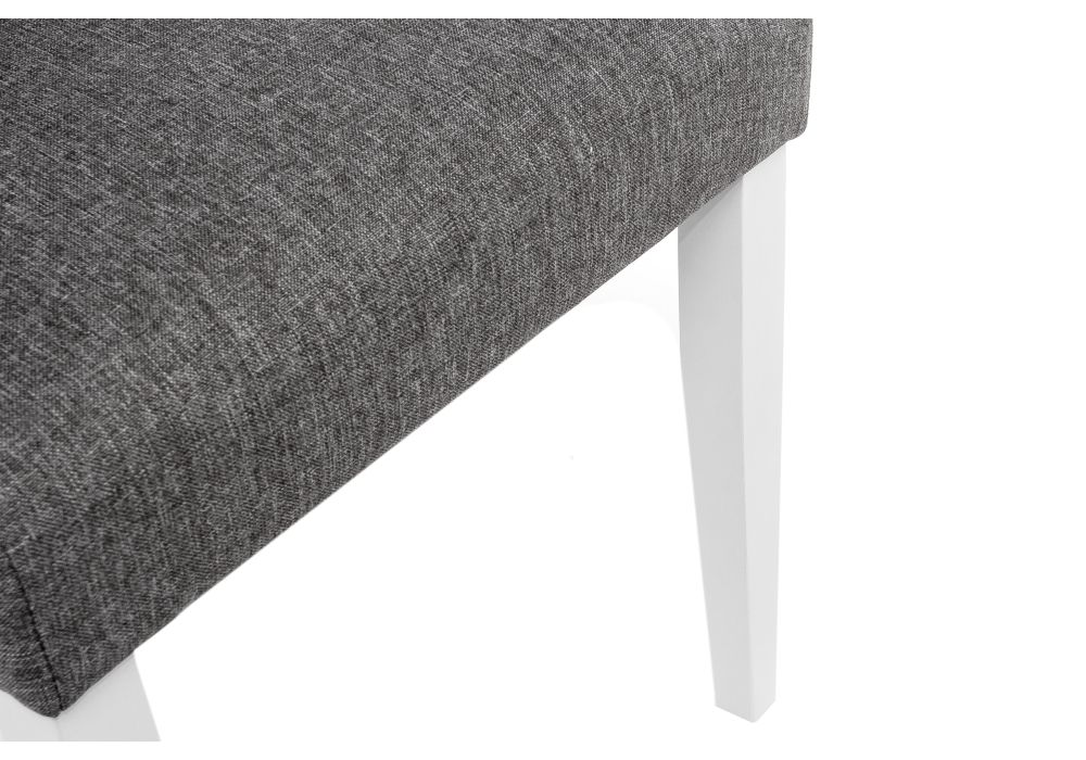 Стул Menson white / fabric pebble