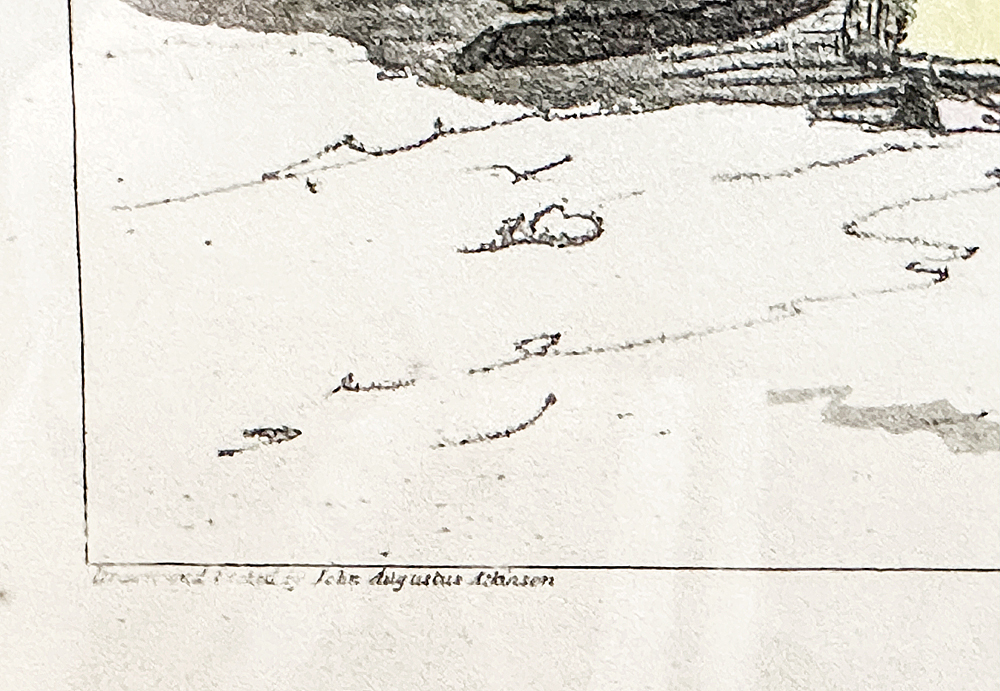 Аткинсон Д. А. (J. A. Atkinson; 1775–1830). Возок на полозьях. Гравюра с подрисовкой акварелью. 1803