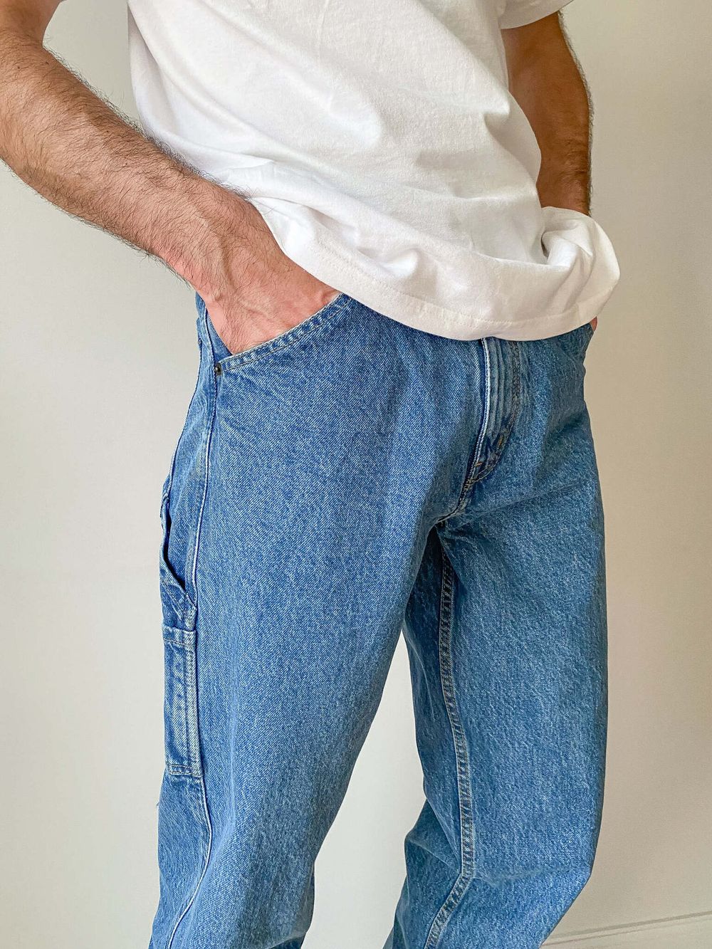 Купить Джинсы Miracle Apparel 2205 Carpenter светло-синие Джинсы Miracle Apparel 2205 Carpenter светло-синие