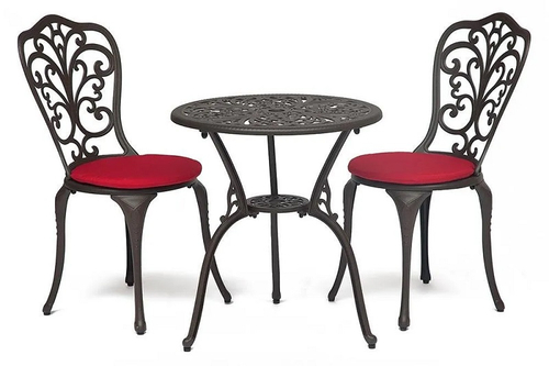 Комплект Secret De Maison Romance (стол +2 стула) бронза