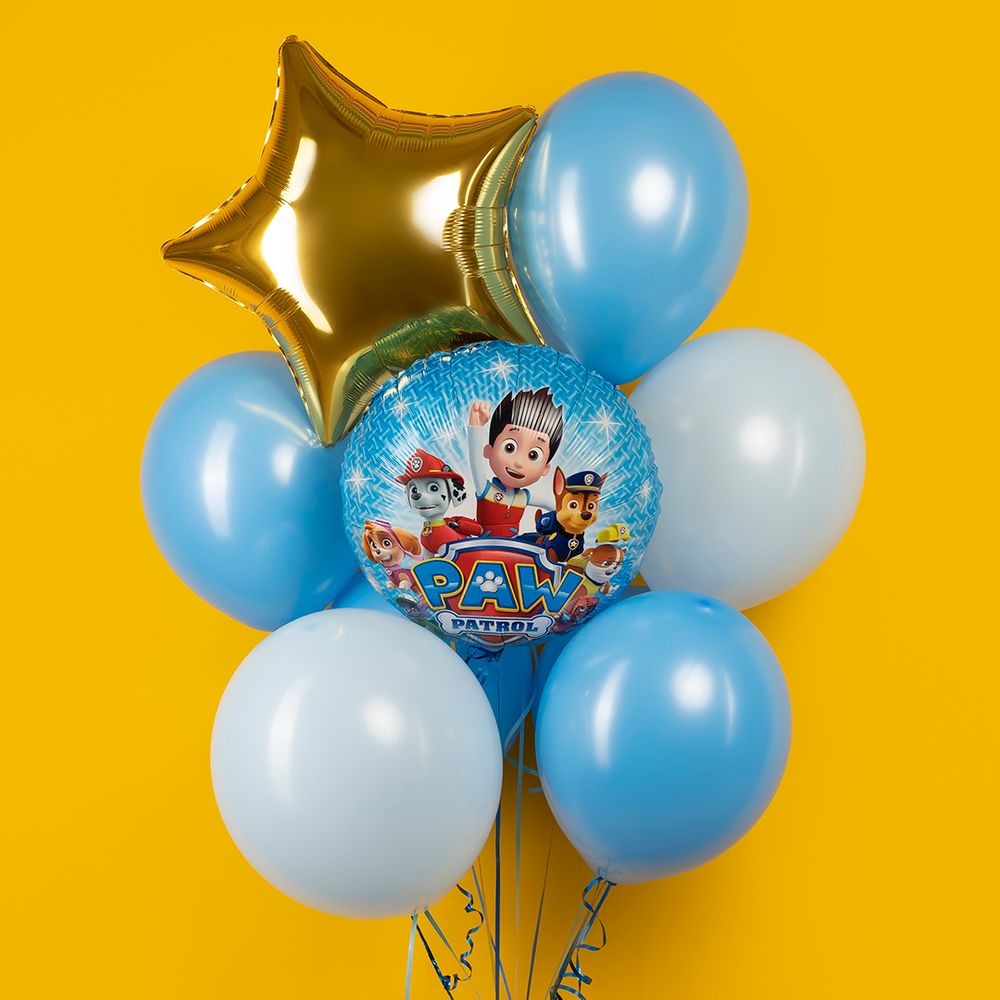 Шар (18''/46 см) Круг, Дружная команда, 1 шт. в уп.