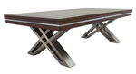 Бильярдный стол для пула &quot;Pierce&quot; 8 ф (коричневый) с плитой, со столешницей
