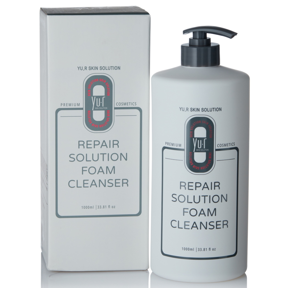 Yu.r Очищающая пенка для умывания - Repair Solution Foam Cleanser