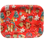 Поднос пластиковый «Сказочная роскошь» 24,5*19,5*3,5см