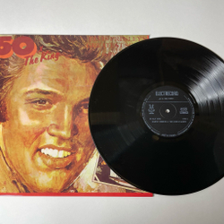 Винтажная виниловая пластинка LP Danny Mirror and The Jordanaires 50 X The King Elvis Presley Greatest Songs (Румыния 1985)
