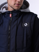 Жилет утепленный синий Город Горький