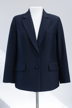 Жакет женский 3561зп, Тёмно тёмно син #70ТТСи043561зп