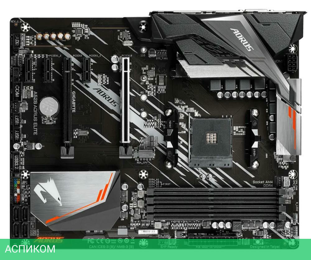 Материнская плата GigaByte A520 Aorus Elite 1.2 DDR4