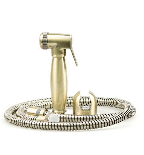 Лейка для биде+шланг LM8087B бронза