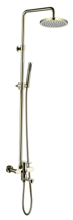 06061-Е Душевой релинг ЗОЛОТО GANZER (4/1шт)