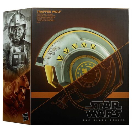 Hasbro Star Wars The Black Series - Электронный шлем-шлем The Mandalorian Trapper Wolf F5549